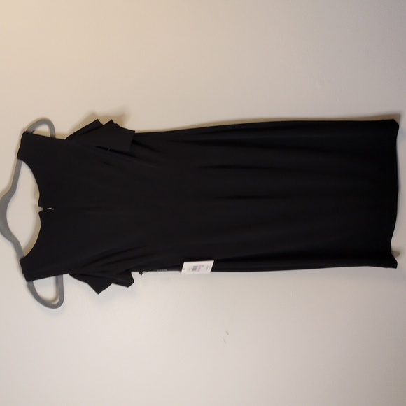 NWT Calvin Klein Women Size 6 Black Stretch Cold Shoulder CD8A11JB - Picture 5 of 5